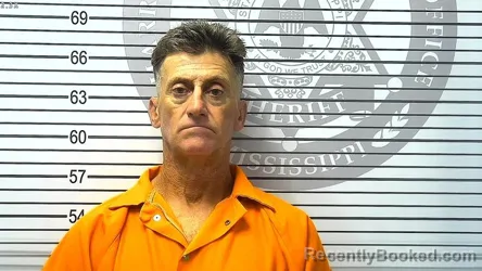 Mugshot of JEFFREY LEE SHOEMAKER booked in Harrison County, Mississippi on March 21, 2026