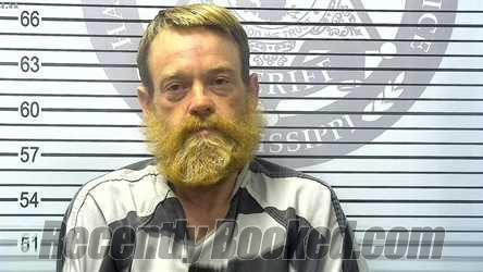 Booking photo from Harrison County, Mississippi