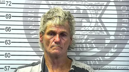 Mugshot of JIMMY LEE WILSON booked in Harrison County, Mississippi on March 19, 2026