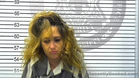 Mugshot of KALEE CHEYENNE BUSBY booked in Harrison County, Mississippi on March 24, 2026