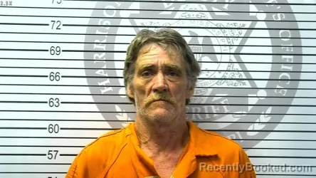 Mugshot of KENNETH LEE BOURGEOIS booked in Harrison County, Mississippi on March 9, 2026