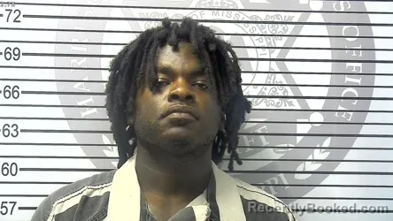Booking photo from Harrison County, Mississippi