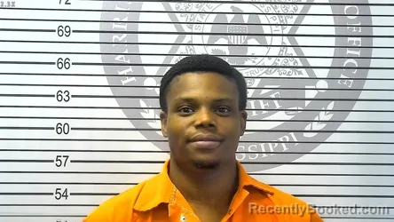 Mugshot of KEYSHAWN TERRAL WALKER booked in Harrison County, Mississippi on March 21, 2026
