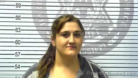 Mugshot of KASIE MICHELLE WEST booked in Harrison County, Mississippi on March 11, 2026