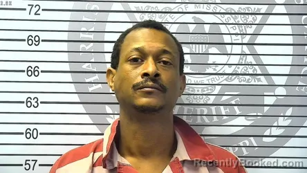 Mugshot of LARRY GARRETT BOUCHEE booked in Harrison County, Mississippi on March 19, 2026