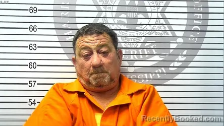 Mugshot of LOUIS GRANT MARTIN booked in Harrison County, Mississippi on March 13, 2026