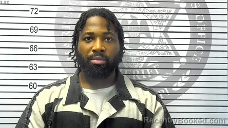 Mugshot of MONTARIO KESHAWN ADAMS booked in Harrison County, Mississippi on March 13, 2026