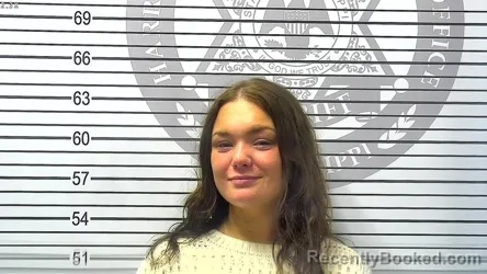 Mugshot of MIKAYLA MAE CLECKLER booked in Harrison County, Mississippi on March 22, 2026