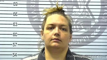 Mugshot of MARY ELIZABETH COMEAUX booked in Harrison County, Mississippi on March 21, 2026