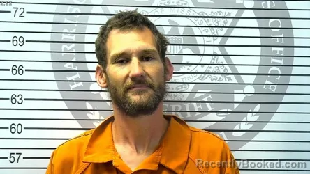 Mugshot of MICHAEL ERIK CHRISTY booked in Harrison County, Mississippi on March 4, 2026