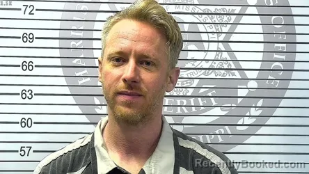 Mugshot of MAX GORDON GRIFFIN booked in Harrison County, Mississippi on March 18, 2026