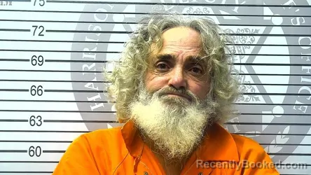 Booking photo from Harrison County, Mississippi
