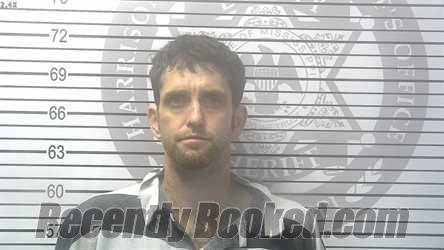 Booking photo from Harrison County, Mississippi