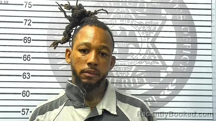 Mugshot of MONTRELL DWAYNE LEE booked in Harrison County, Mississippi on March 25, 2026