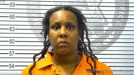 Mugshot of MAKEISHA MONIQUE MACK booked in Harrison County, Mississippi on March 14, 2026