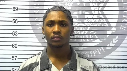 Booking photo from Harrison County, Mississippi
