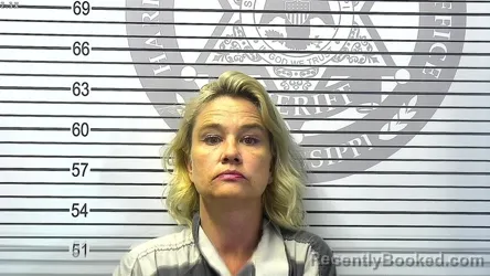 Mugshot of MELISSA ANN RUTLEDGE booked in Harrison County, Mississippi on March 23, 2026
