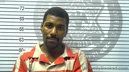 Mugshot of MARCUS JAMEL TRAHAN booked in Harrison County, Mississippi on March 23, 2026