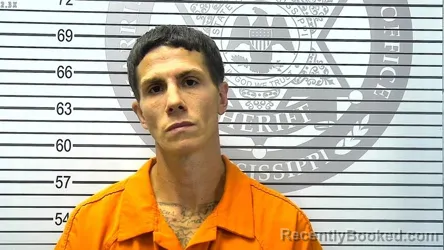 Mugshot of MARSHALL RAY WILLIAMS booked in Harrison County, Mississippi on March 17, 2026