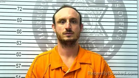 Mugshot of NATHANIEL EDWARD RICHEY booked in Harrison County, Mississippi on March 7, 2026