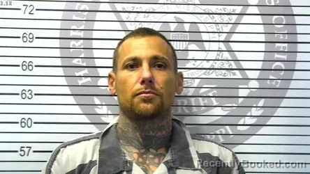 Mugshot of NATHANIEL SCOTT RAYNER booked in Harrison County, Mississippi on March 18, 2026