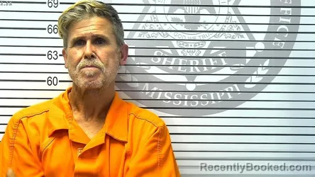 Mugshot of PHIL STANLEY DEARMAN booked in Harrison County, Mississippi on March 22, 2026