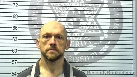 Mugshot of RICKY GLENN BENTLEY booked in Harrison County, Mississippi on March 25, 2026