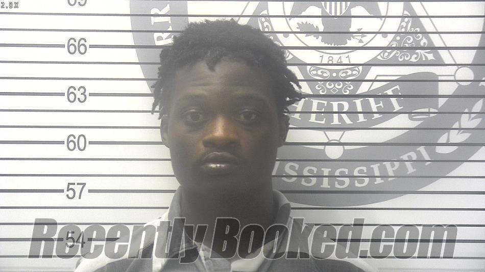 Booking photo from Harrison County, Mississippi