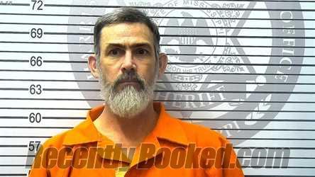 Booking photo from Harrison County, Mississippi