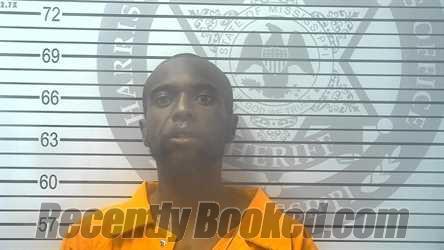 Booking photo from Harrison County, Mississippi