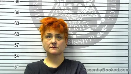 Mugshot of RENAE JANIECE POWELL booked in Harrison County, Mississippi on March 18, 2026