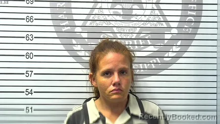 Mugshot of STEPHANIE ANN BEESON booked in Harrison County, Mississippi on March 6, 2026