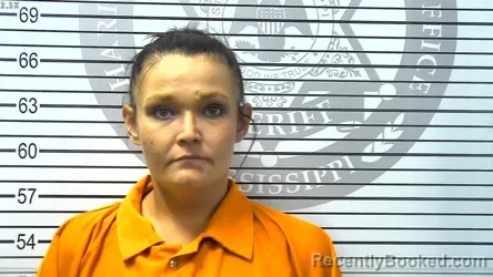 Mugshot of SIERRA NICOLE CASE booked in Harrison County, Mississippi on March 14, 2026