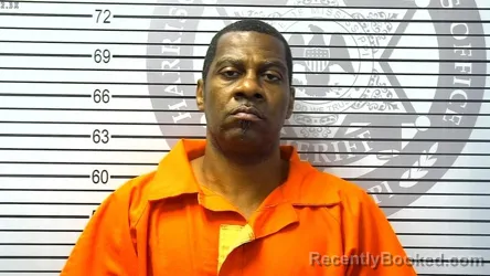 Mugshot of SHONE EDWARD HANDSHAW booked in Harrison County, Mississippi on March 9, 2026