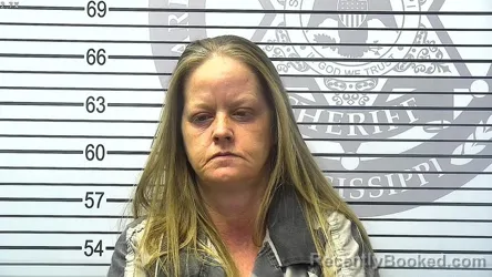 Booking photo from Harrison County, Mississippi