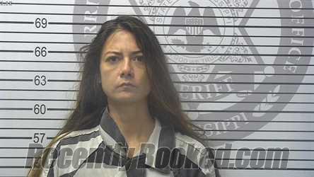 Booking photo from Harrison County, Mississippi