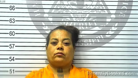 Mugshot of TONI LEE ANTHONY booked in Harrison County, Mississippi on March 18, 2026