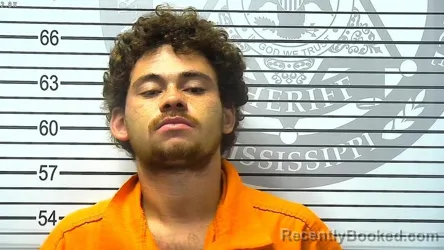 Mugshot of TERRANCE DAYLON DEVON DEDEAUX booked in Harrison County, Mississippi on March 19, 2026