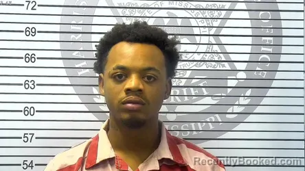 Booking photo from Harrison County, Mississippi