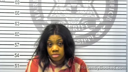 Mugshot of TIFFANI DENISE MOBLEY booked in Harrison County, Mississippi on March 6, 2026