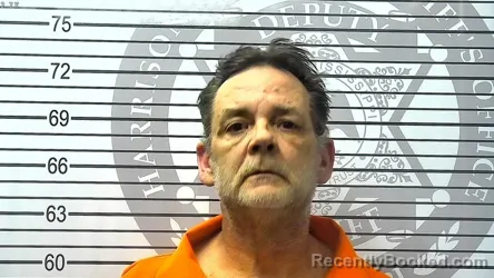 Mugshot of THOMAS RAYMOND ROBERTS booked in Harrison County, Mississippi on March 13, 2026