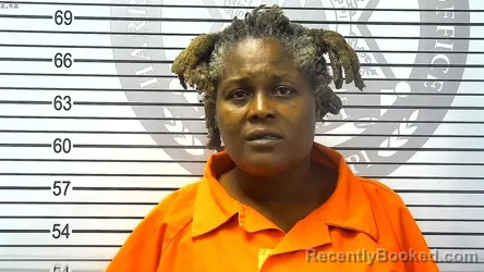 Mugshot of TONIYETTA LATICHA WATSON booked in Harrison County, Mississippi on March 12, 2026