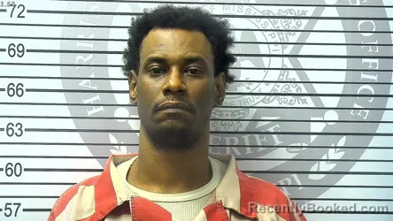Booking photo from Harrison County, Mississippi