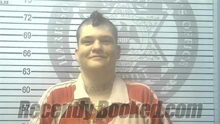 Booking photo from Harrison County, Mississippi