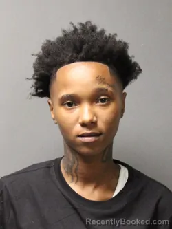 Mugshot of Zaria Ariel Cotton booked in Hinds County, Mississippi on September 6, 2026
