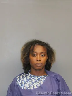 Mugshot of SHUNTERIA MONE JACKSON booked in Hinds County, Mississippi on March 12, 2026