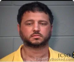 Mugshot of BLAKE A DEROUEN booked in Jackson County, Mississippi on April 3, 2026