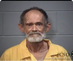 Mugshot of John R Davidson booked in Jackson County, Mississippi on August 15, 2026