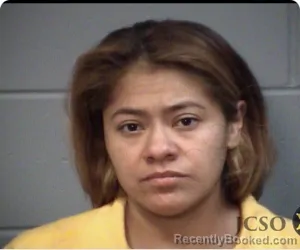 Mugshot of Luz N Diaz - Vega booked in Jackson County, Mississippi on August 19, 2026
