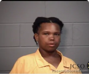 Mugshot of Princess Jasmine C Edwards booked in Jackson County, Mississippi on August 21, 2026